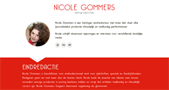 Desktop Screenshot of nicolegommers.nl